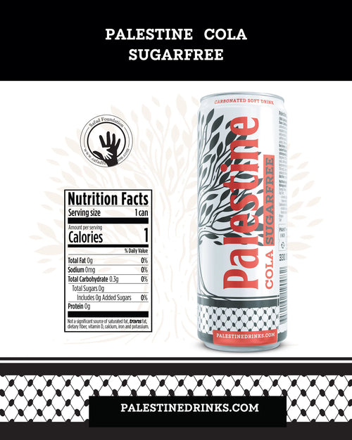 Palestine Cola - Sugar Free (24 can)