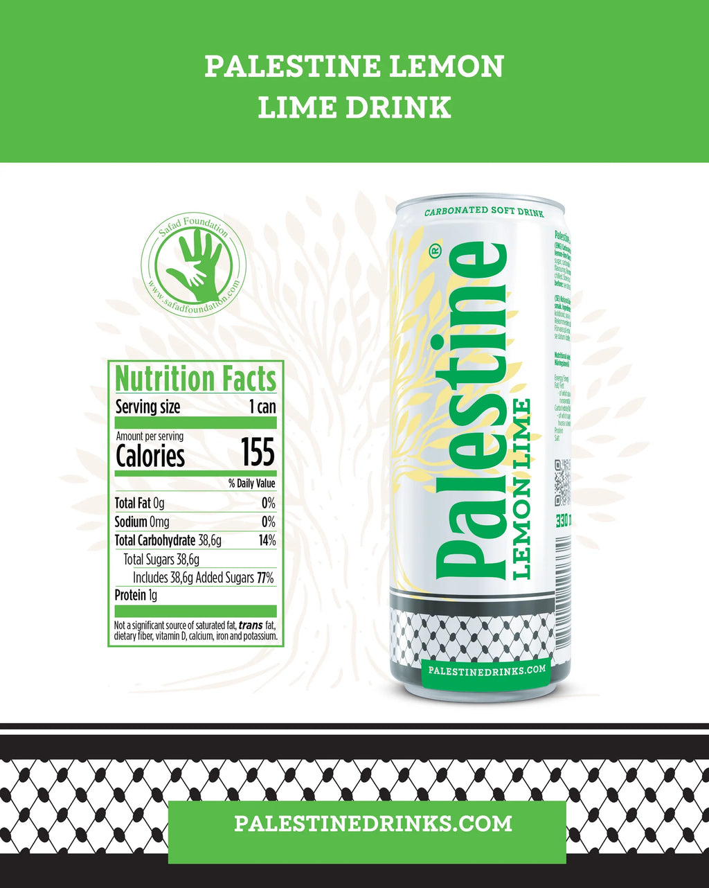 Palestine Lemon Lime (24 can)