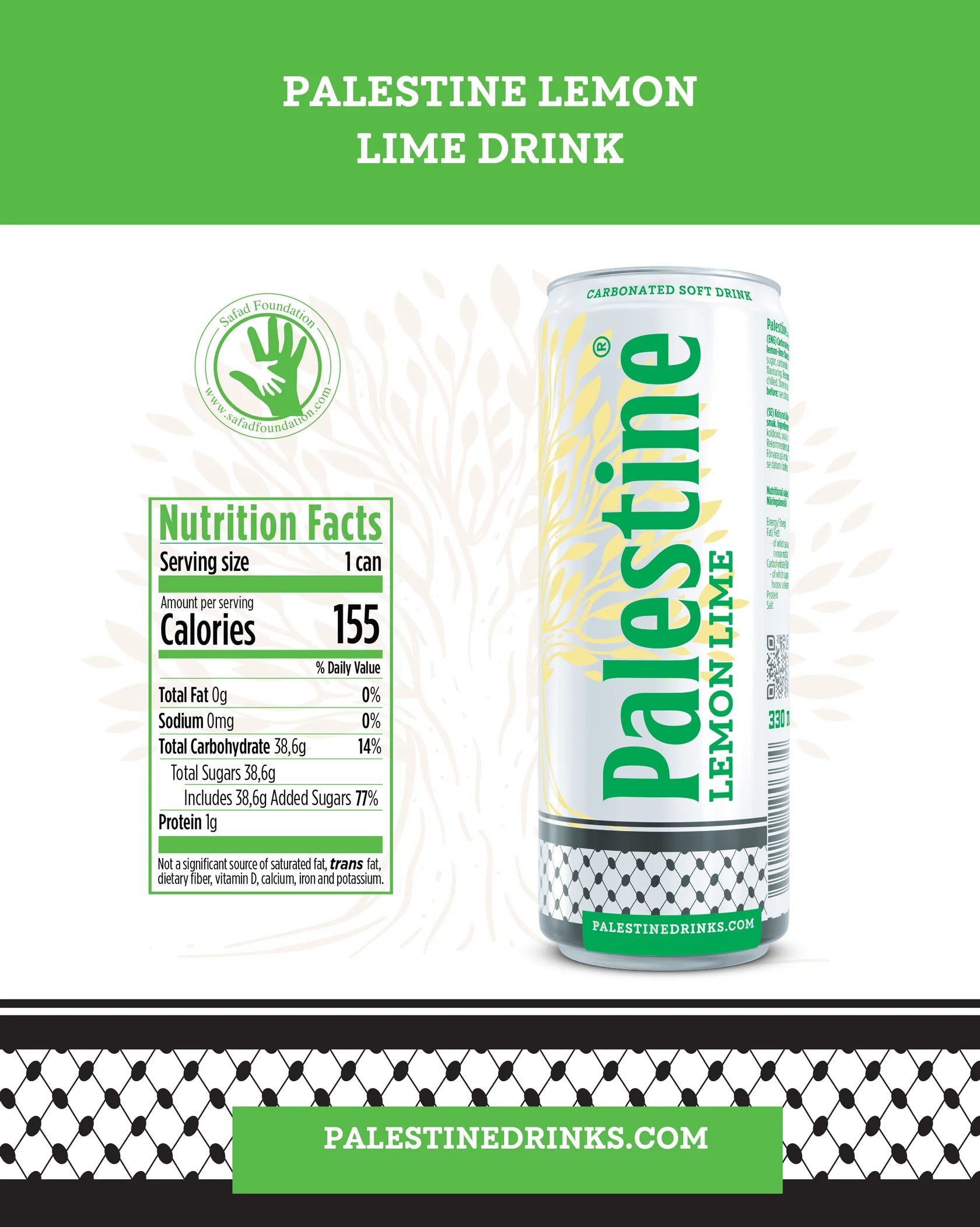 Palestine Lemon Lime (24 can)
